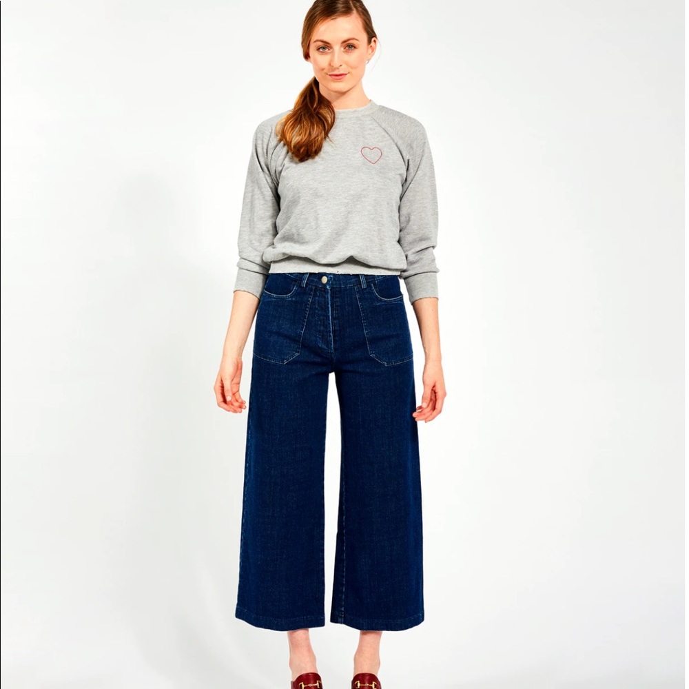 Loup Simone Medium Indigo Pants Jeans, sz S